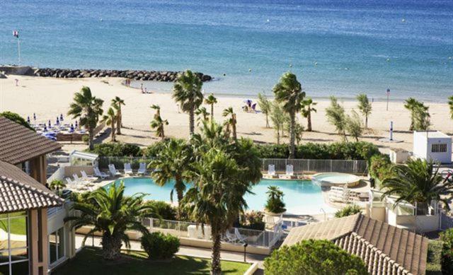 Port Frejus Cap Hermes Vue Mer Et Port Pieds Dans L'Eau Piscine Pkg Zewnętrze zdjęcie